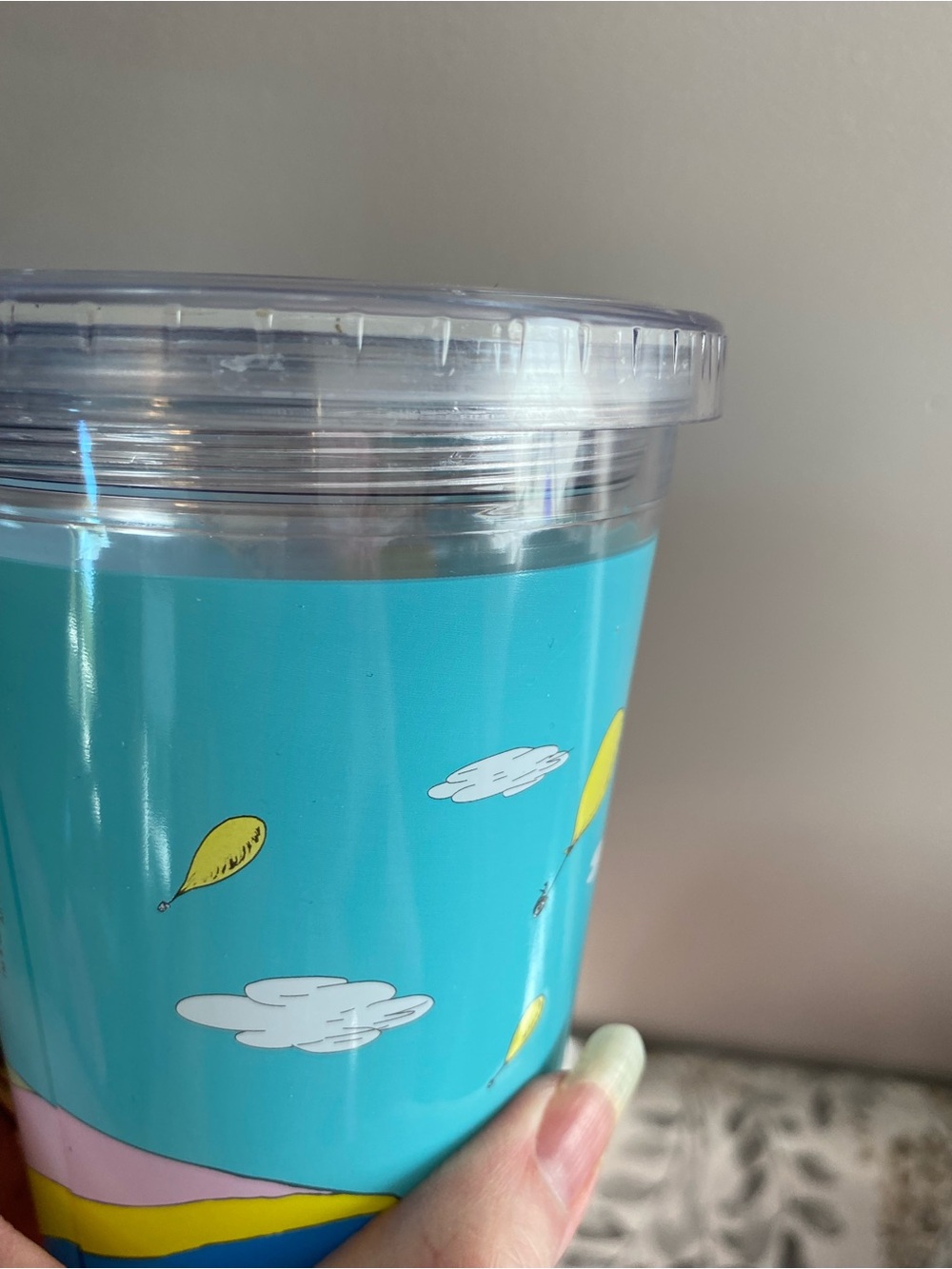 Hallmark Blue "Oh, The Places You'll Go!" Insulated Travel Tumbler NWT no straw - Picture 8 of 11